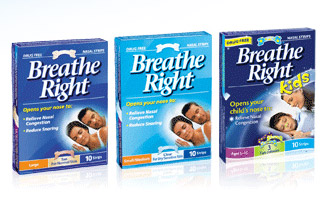 Breathe Right Nasal Strips Sample