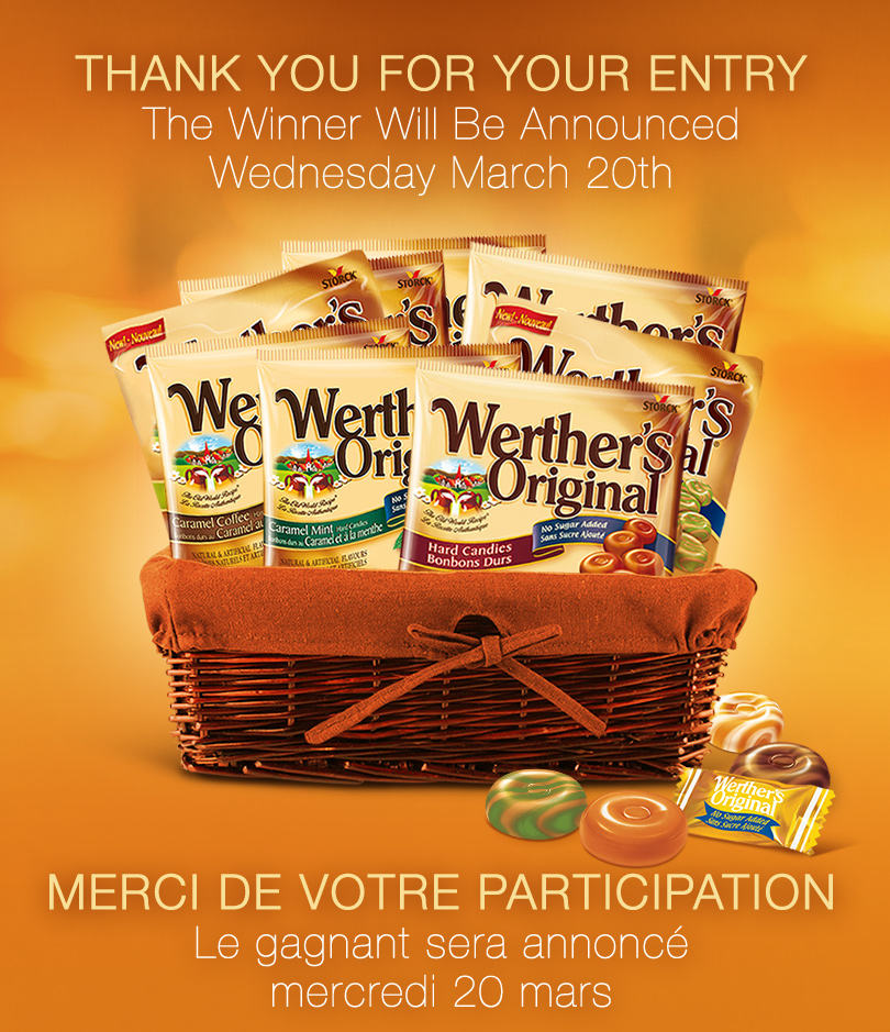 Werther’s Original No Sugar Added Giveaway
