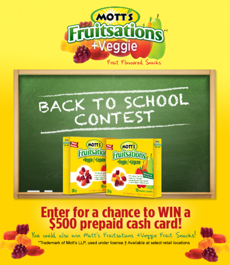 General Mills – Mott’s Back to School Contest