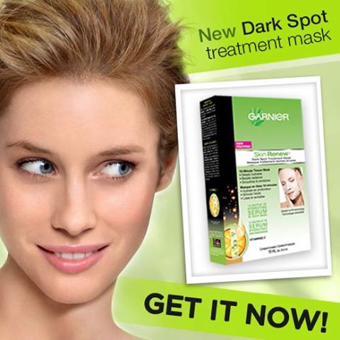 Garnier Dark Spot Treatment Mask Sample