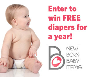 New Born Baby Items Diapers for a Year Contest