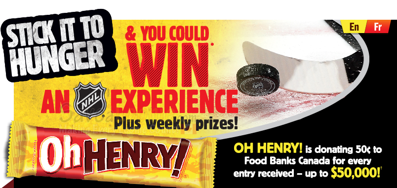 Oh Henry Stick it To Hunger Contest