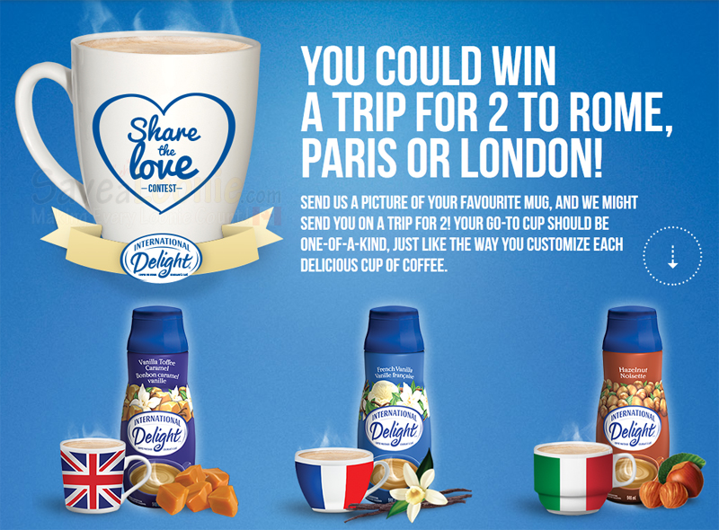BT & International Delight Share The Love Contest