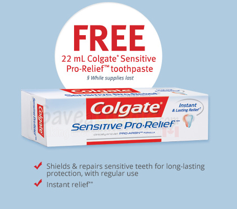Colgate Sensitive Pro-Relief Toothpaste Sample