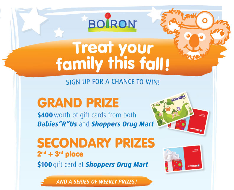 Boiron Treat Your Family This Fall Contest