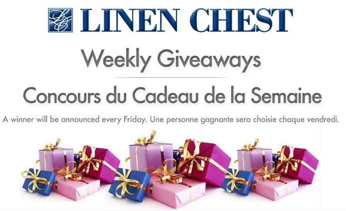 Linen Chest Weekly Giveaway