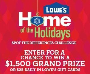Lowe’s Spot The Differences Challenge