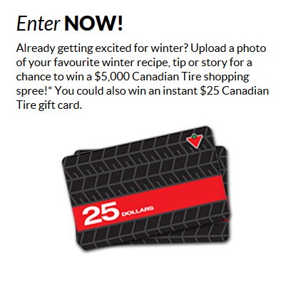 Canadian Tire – My Canadian Way Contest