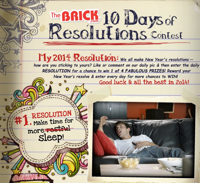 The Brick – 10 Days of Resolutions Contest