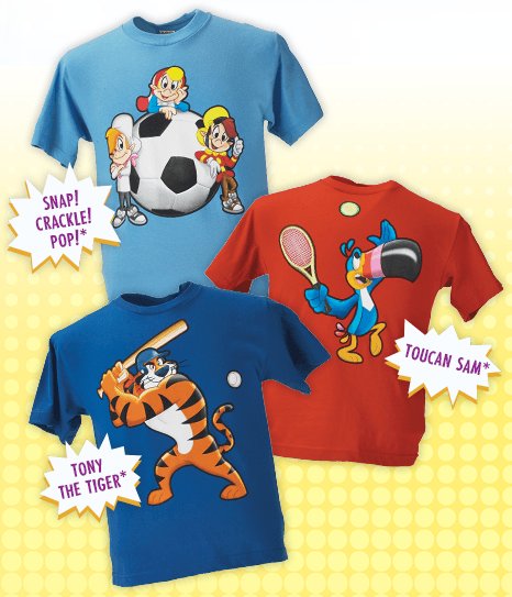 Kellogg’s – Free Kids T-Shirt Rebate
