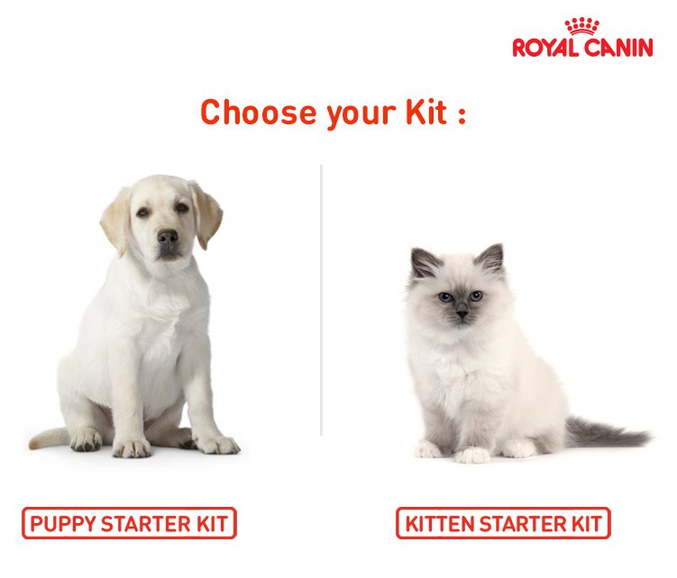 Free Royal Canin Puppy & Kitten Starter Kits — Deals from