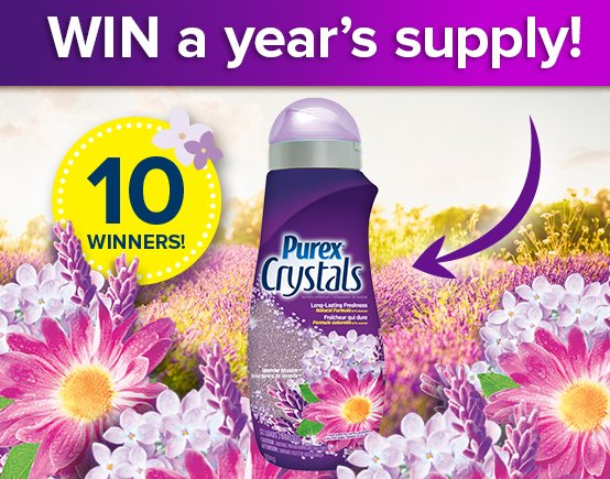 Purex Crystals Lavender Blossom Contest