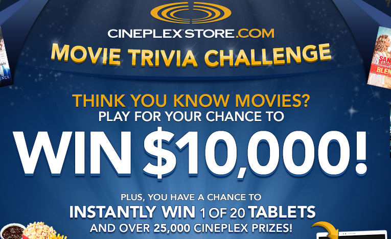 Cineplex Play Movie Trivia Contest