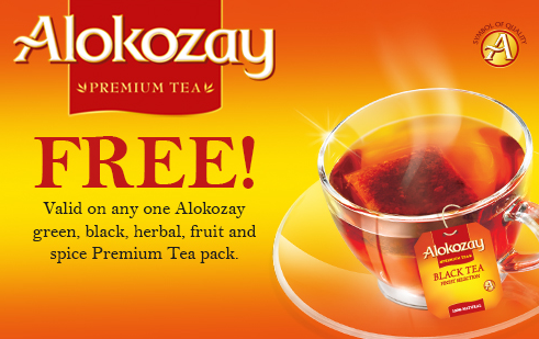 Alokozay Tea FREE Product Coupon