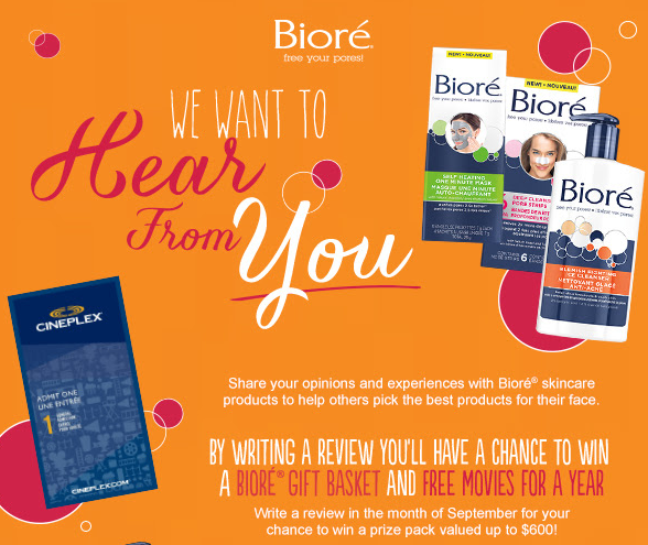 Biorè Review Gift Basket Giveaway