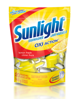 Free Sunlight Oxi Action Dishwasher Pacs Rebate