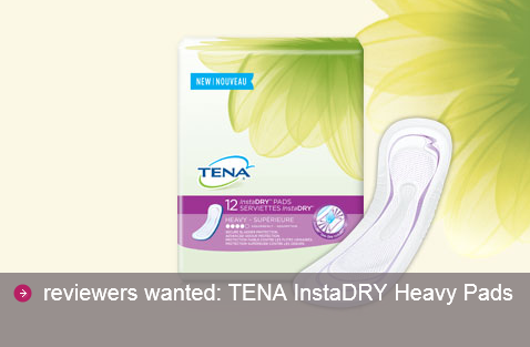 Divine.ca Review Squad – TENA InstaDRY Heavy Pads