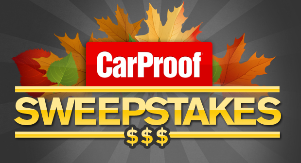 CarProof Fall Sweepstakes