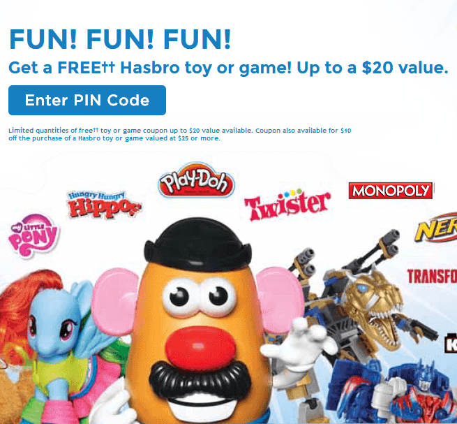 Kellogg's Free Hasbro Toy or Game Promotion — Deals from SaveaLoonie!