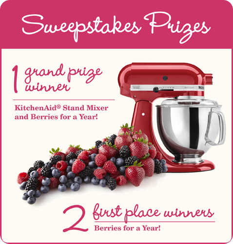 Driscoll’s Raspberries… It’s Dessert Sweepstakes