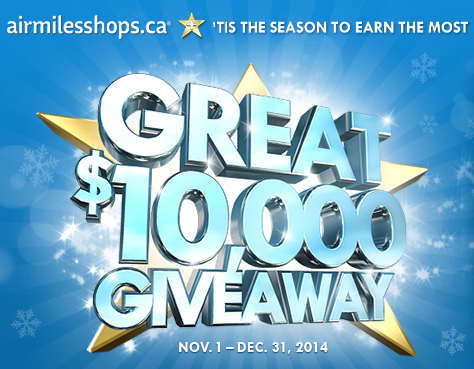 Air Miles Great $10,000 Giveaway