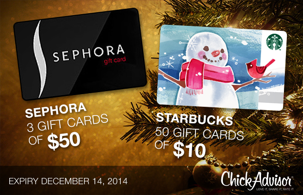 ChickAdvisor 50-50 Christmas Contest