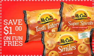 McCain Fun Fries Coupon Giveaway — Deals from SaveaLoonie!