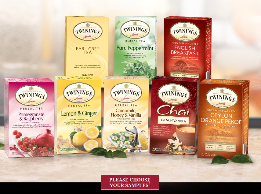 Free Twinings Tea Samplers *GONE*