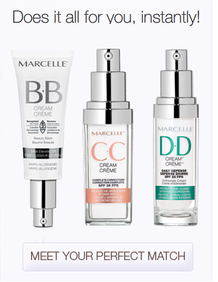 Marcelle Cosmetics – BOGO BB, CC & DD Creams