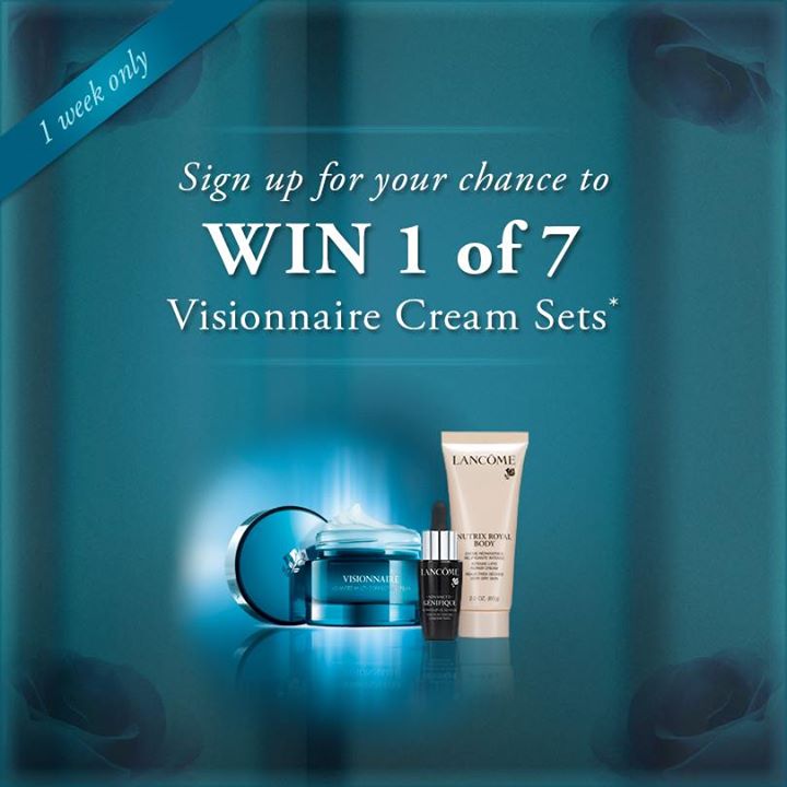 Lancome Winter Skincare Sweepstakes