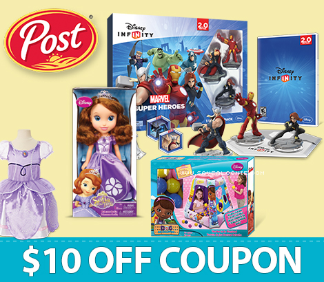 Post Foods – Disney Toy & Game Coupons