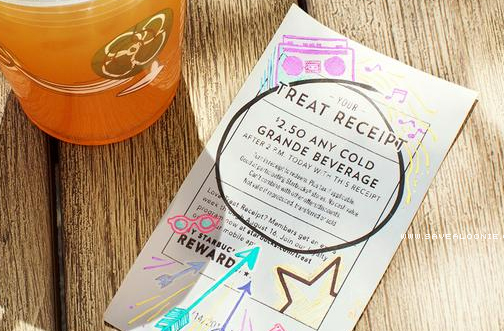 Starbucks Treat Receipt Promotion