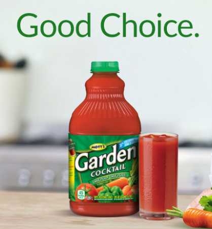 Mott’s Garden Cocktail Good Choice Contest