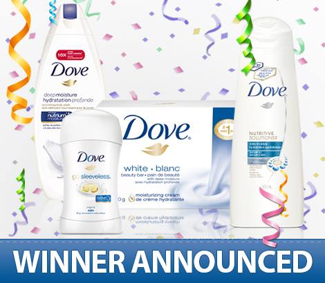 SaveaLoonie’s Dove Beauty Giveaway Winner