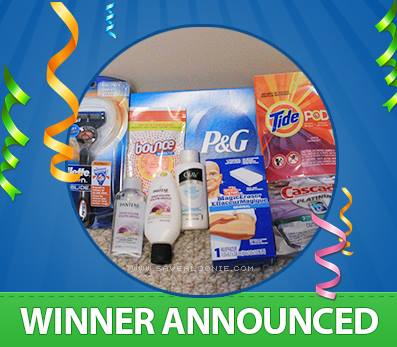SaveaLoonie’s P&G Sampler Giveaway Winner