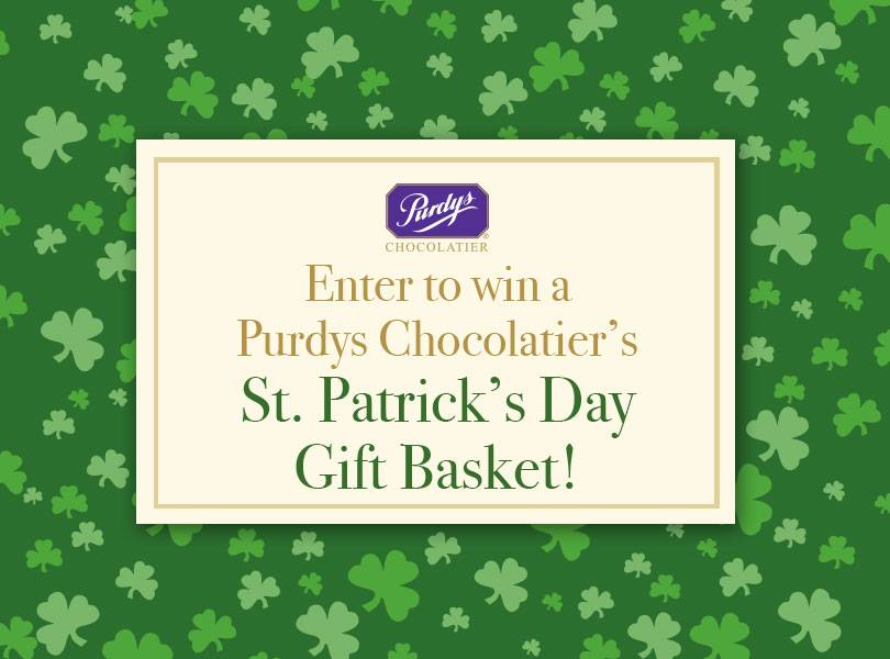 Purdy’s St Patrick’s Day Gift Basket Giveaway