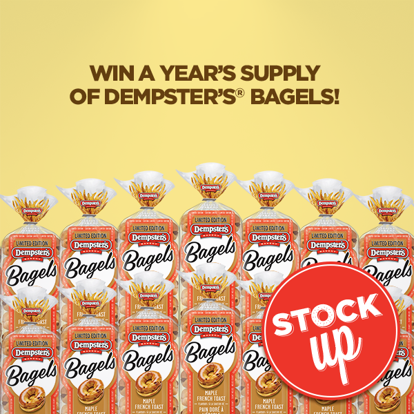 Dempster’s Bagels Stock Up Contest