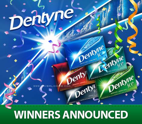 Dentyne Gum Winners – Week 4