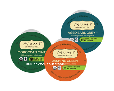 Free Numi Organic Tea Samples
