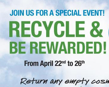 Kiehl’s Recycle & Be Rewarded Freebie