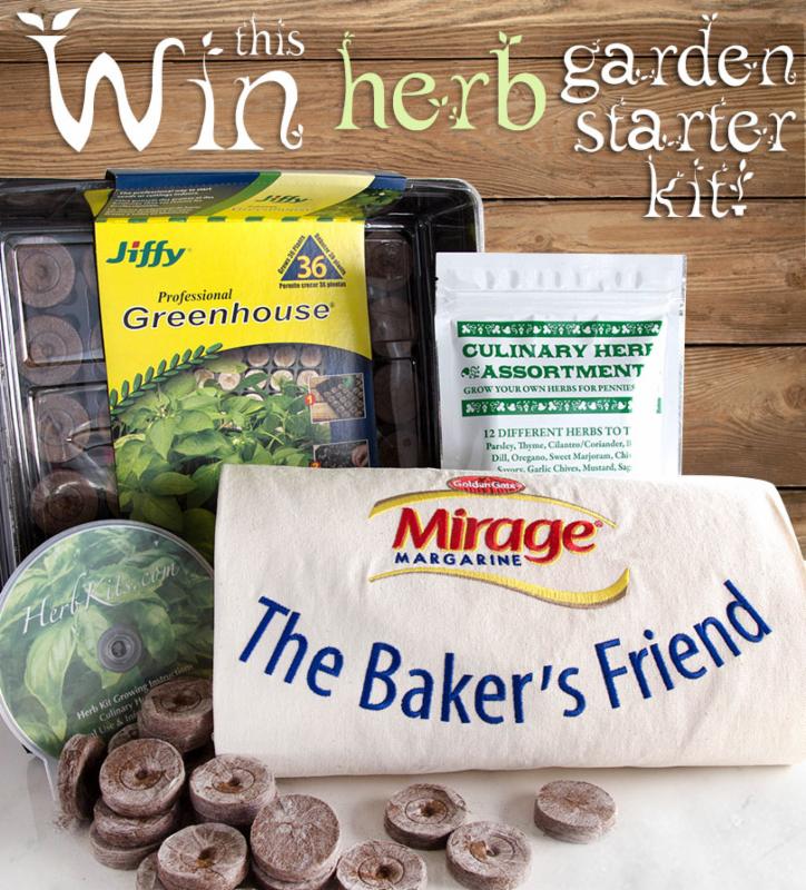 Mirage Margarine Herb Garden Giveaway