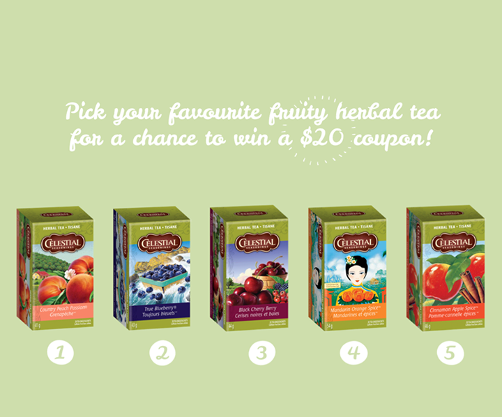 Celestial Seasonings Fruity Tea Contest