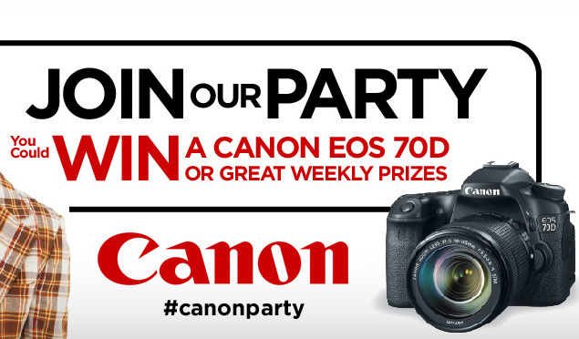 Canon Join our Party Contest