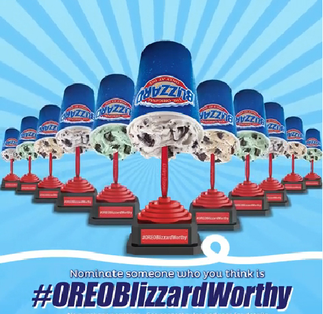Dairy Queen Oreo Blizzard Worthy Contest