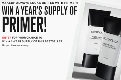 Smashbox Year of Photo Finish Foundation Sweepstakes