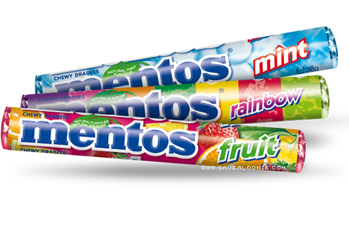 Mentos Facebook Giveaway