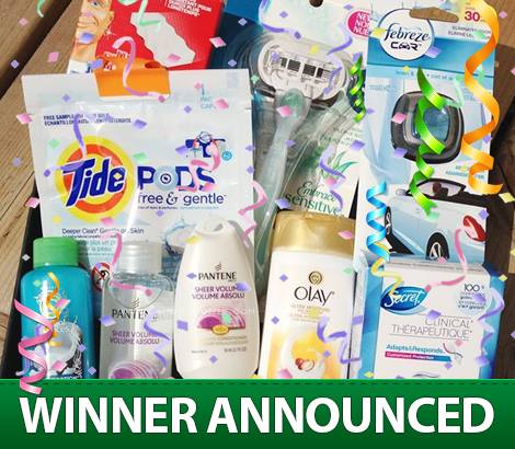 P&G Summer Sample Box Giveaway Winner