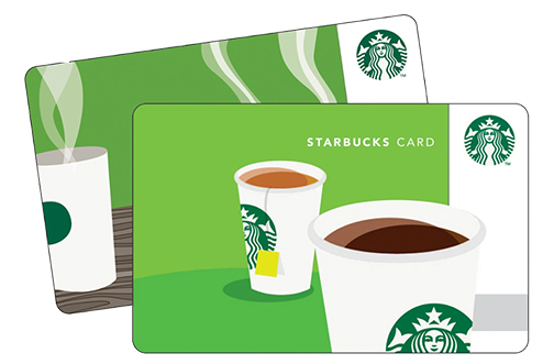 Starbucks Gift Card Giveaway