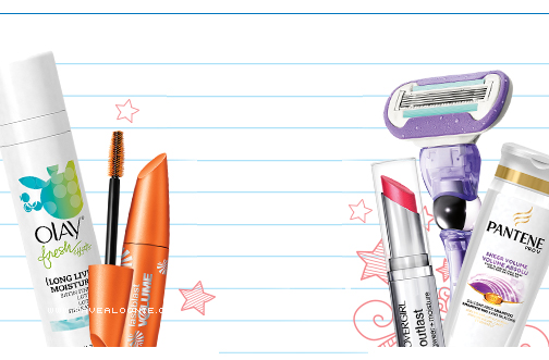 P&G Back2School Beauty Rebate