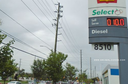 Shell Gas for 10 ¢/Litre